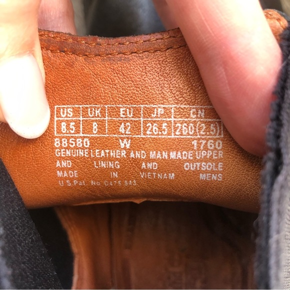 Timberland Mens Black leather Chelsea boot pull on style size 8.5 - Picture 6 of 7